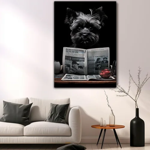 Vista 5 de Thuan Affenpinscher - Póster de lienzo con tus fotos, arte de pared para decoración del hogar, regalo conmemorativo para amantes de las mascotas