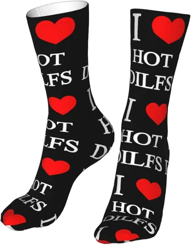 Vista 5 de Calcetines deportivos para hombre y mujer, con diseño de corazón, 15.7in