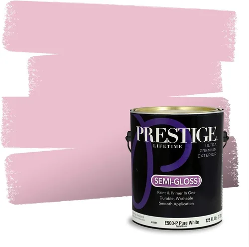 Vista 88 de Prestige Paints Pintura exterior e imprimación en uno, 1 galón, plano, coincidencia comparable de Valspar* Amber Rose*