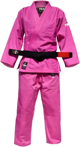 Vista 10 de FUJI Uniforme de Jiu Jitsu Brasileño de Estilo Versátil Todo Terreno Negro (letras negras)