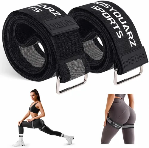 Vista 9 de Bandas de glúteos para entrenamiento, bandas de restricción de flujo sanguíneo para mujeres/hombres, bandas ajustables de resistencia a la oclusión