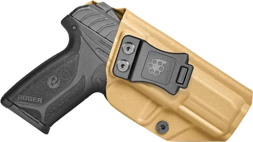 Vista 10 de Amberide IWB Kydex Holster for Ruger Security-9, Concealed Carry, No Optic/No Laser, Adjustable Cant, Posi-Click Retention, Made in USA