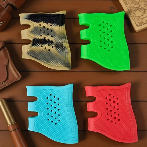 Vista 9 de Funda de agarre táctico de goma antideslizante con ventilación para Glock