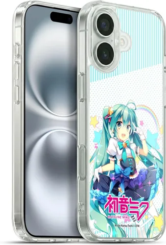Vista 161 de Head Case Designs Licencia Oficial Hatsune Miku Gráficos Lindos Carcasa de Gel [Protección de Grado Militar] Compatible con Apple iPhone 7