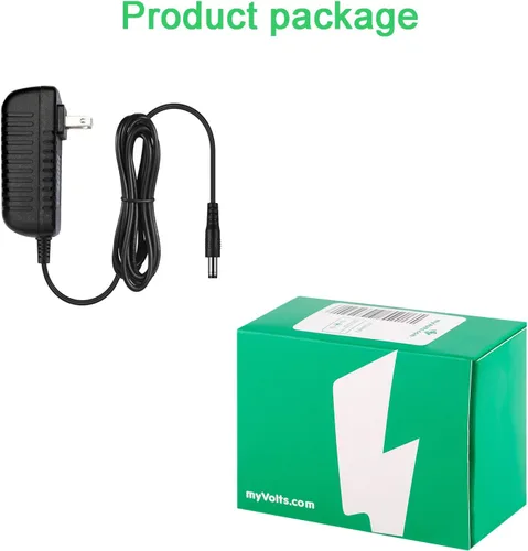 Vista 3 de MyVolts Adaptador de fuente de alimentación de 9 V compatible con Novation MiniNova Synth - Enchufe de EE. UU