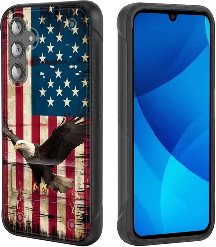 Vista 8 de Funda para Galaxy S25, de doble capa, resistente, a prueba de golpes, con soporte, funda protectora militar a prueba de caídas para Samsung Galaxy