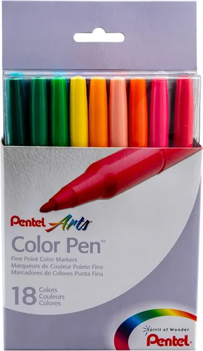 Vista 11 de Plumón de color de punta fina, de Pentel Arts, Variados
