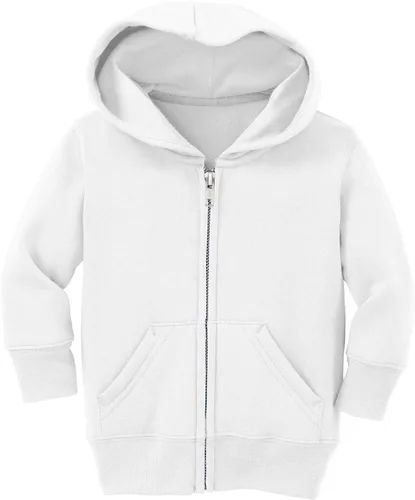 Vista 4 de Precious Cargo Sudadera infantil con capucha y cremallera completa. CAR78IZH Blanco 06M, Blanco, 6 Meses