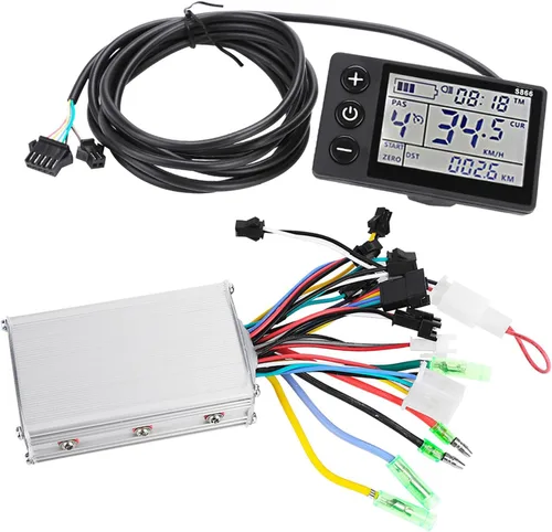 Vista 3 de Controlador de batería de 48 V 36 V 500 W 36 V 48 V LCD Panel de pantalla LCD scooters eléctricos Equipo Scooter Kit de controlador (2 # 36 V 48 V)