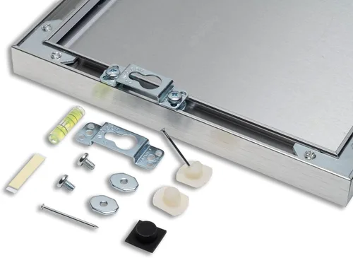 Vista 15 de Fletcher® Picture Perfect - Sistema para colgar sin alambre, arte de pared para colgar hasta 50 libras (1 paquete de metal)