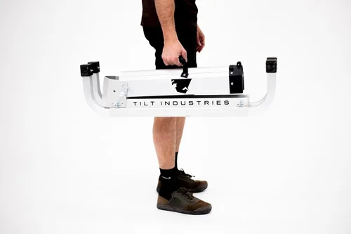 Vista 7 de Entrenador de equilibrio de bicicleta Combo de soporte de reparación de bicicletas/entrenador de equilibrio
