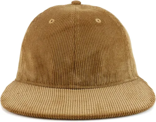 Vista 2 de Tienda de ropa de moda 100% algodón pana Casual Flatbill gorra de béisbol