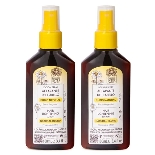 Vista 9 de Camomila Intea Blonde Spray - Aclarador de cabello de manzanilla con color suave, sin amoníaco ni parabenos, 3.4 onzas