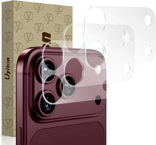 Vista 9 de Uyiton Paquete de 3 protectores de meseta de cámara para iPhone 18/17