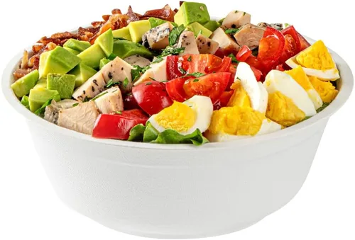 Vista 18 de Restaurantware Pulp Safe - Tazones de ensalada de 8 onzas, sin PFAS añadidos, 100 cuencos desechables – Tapas se venden por separado cuencos