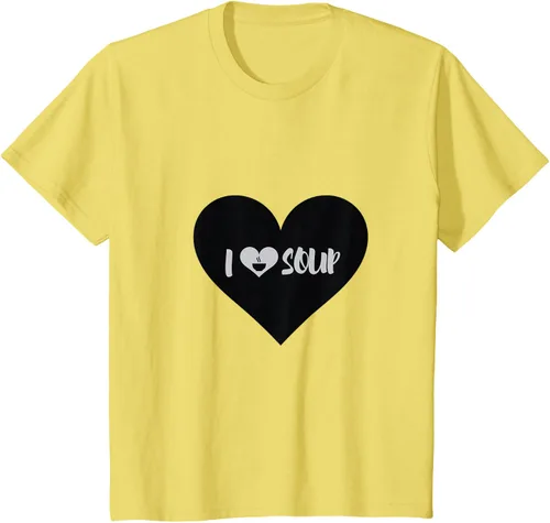 Vista 72 de I Love Soup - Camiseta de regalo con forma de corazón, Blanco, S Asfalto