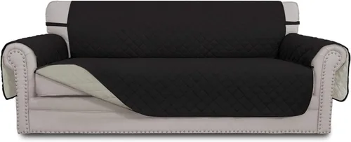Vista 271 de Easy-Going - Funda reversible para sofá, resistente al agua, con varillas de espuma y correas elásticas, protector de muebles para mascotas y perros