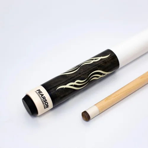 Vista 6 de PEARSON Cues PK Series Pool Cue Two-Piece Maple Wood Billiard Stick with Low-Deflection Shaft, Implex Joint Pro Tip, 18–21oz Weight Options Negro
