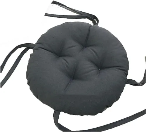 Vista 21 de Cojines de asiento redondos para exteriores con lazos, almohadillas para sillas de pana súper suaves, antideslizantes, herramientas para sillas