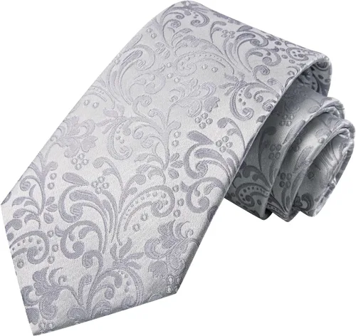 Vista 17 de Hi-Tie Corbatas de seda para hombre, diseño de cachemira a rayas, con bolsillo, gemelos cuadrados, conjunto formal de negocios
