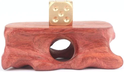 Vista 6 de Dados de latón de metal de 6 caras con caja de metal de regalo y bolsa portátil, 6 dados de latón macizo para mesas, juegos de mesa, póquer, fiesta