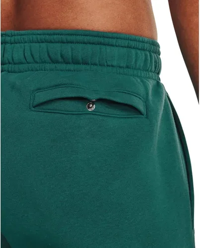 Vista 4 de Under Armour - Shorts Rival de vellón para hombre, con logotipo grande