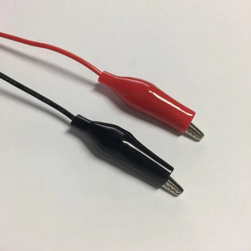 Vista 4 de Barehill Cable blindado resistente a roedores con clips de cocodrilo, cable de metal envuelto en resorte de 12 V CC 20 AWG, compatible con Tactacam