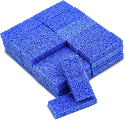 Vista 2 de Paquete de 140 almohadillas de piedra pómez desechables y kit de manicura profesional, incluye esponja para pedicura, piedra de pedicura y kit