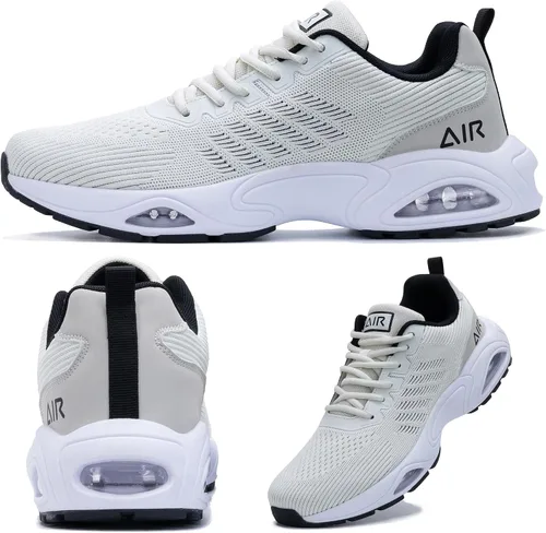Vista 5 de JARLIF Tenis transpirables para hombre, para correr, gimnasio, caminar, a la moda
