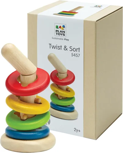 Vista 14 de Juguete apilable en forma de árbol de Plan Toys Árbol apilable