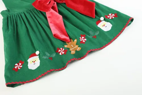Vista 4 de Lil cactus Vestido de Navidad para bebés y niñas