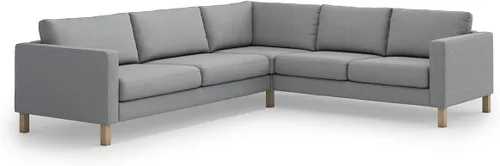 Vista 8 de TLYESD Karlstad - Funda de repuesto para sofá esquinero IKEA Karlstad, funda de sofá Karlstad, solo funda Karlstad (gris oscuro)