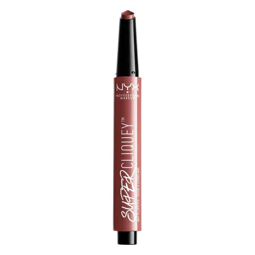 Vista 6 de NYX PROFESSIONAL MAKEUP Super Cliquey - Lápiz labial mate, Oh So Pretty, 0.05 onzas Oh Tan Bonita