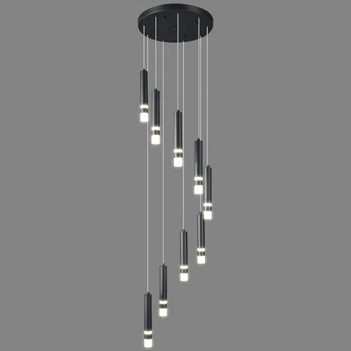 Vista 15 de Lámpara colgante moderna para cocina, lámpara LED regulable, cromada, mini iluminación colgante para isla de cocina, dormitorio, mesita de noche