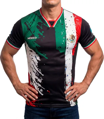 Vista 7 de fox & fury World Heritage National Flag Soccer Jersey - 2026 Team Cup Mexico USA Germany Haiti Shirt - Men Women Unisex