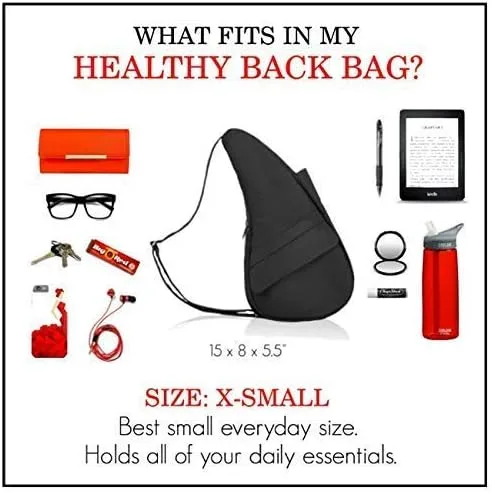 Vista 7 de AmeriBag X-Small Bolso de mano sano de nylon envejecido