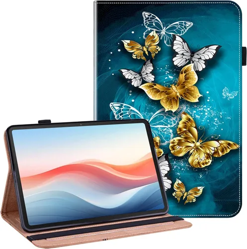 Vista 12 de Funda para Samsung Galaxy Tab S5e 10.5 2019 Modelo SM-T720/T725/T727 Tablet con Soporte para Lápiz, Cubierta de Diseño de Billetera con Soporte