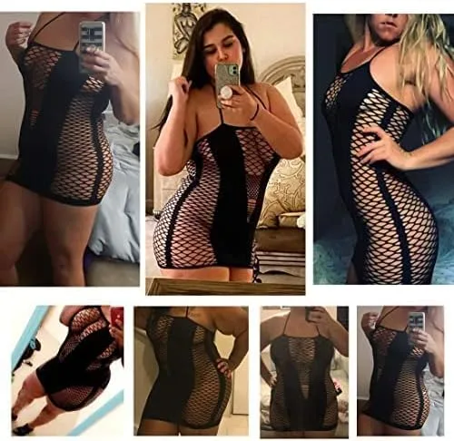 Vista 5 de ADOREJOY Womens Lingerie Bodysuit Chemise Teddy Naughty Babydoll Nighty