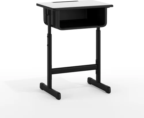 Vista 8 de Flash Furniture Billie - Escritorio para estudiantes de frente abierto para aulas o aprendizaje remoto, escritorio escolar de ajuste de altura