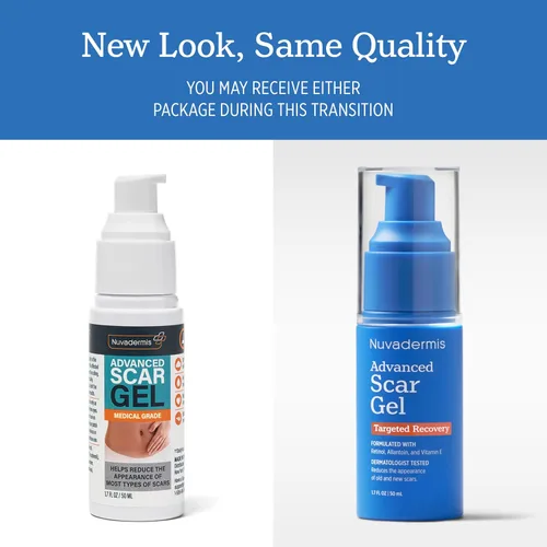 Vista 2 de Nuvadermis Set de tratamiento de cicatrices: AM Scar Gel + PM Intensive Cicatrices Cream