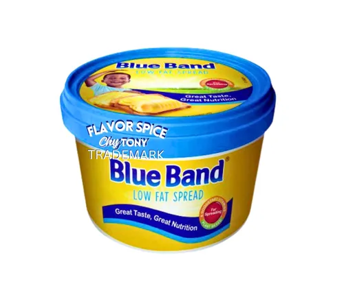 Vista 4 de Margarina Blue Band (baja - grasa para untar (8.82 oz) Con 2 paquetes de galletas de crema sin azúcar