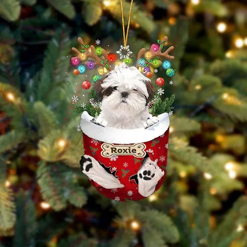 Vista 227 de LOVELYPOD Adorno Personalizado de Perro Affenpinscher, Adornos de Navidad Affenpinscher Regalo para Amante de Perros, Adorno de Navidad Colgante