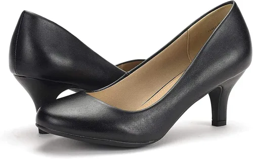 Vista 2 de DREAM PAIRS Luvly - Zapatos de tacón bajo para mujer