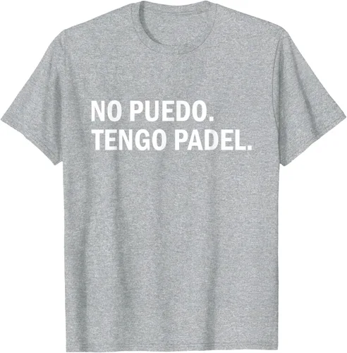 Vista 59 de Camiseta de jugador divertido No Puedo Tengo Padel Hobby