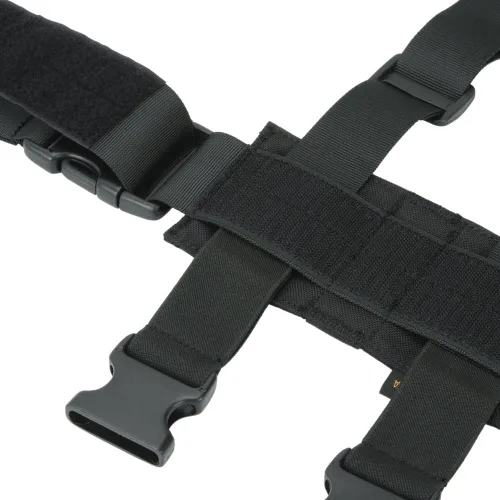 Vista 3 de EXCELLENT ELITE SPANKER Funda táctica para pierna caída, ajustable, plataforma de pierna de caída, módulo Molle, bolsa universal para pierna