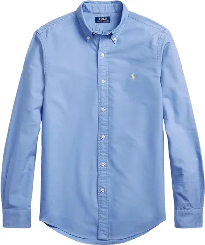 Vista 32 de POLO RALPH LAUREN Men's Classic Fit Plaid Oxford Shirt Blanco básico