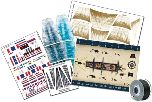 Vista 4 de Black Seas The Age of Sail L'Orient para Black Seas Table Top Ship Combat Battle War Game 792412001