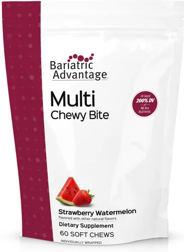 Vista 9 de Bariatric Advantage Multi Chewy Bite - Multivitamínico suave para masticar para pacientes de cirugía bariátrica - Multivitamínico masticable
