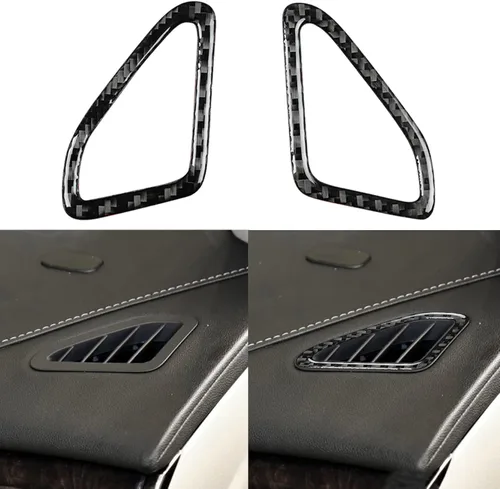 Vista 12 de NVCNX Fibra de Carbono Premium Real para Automóvil, Caja de Almacenamiento del Reposabrazos de la Consola Central, Tira Pegatina Calcomanía