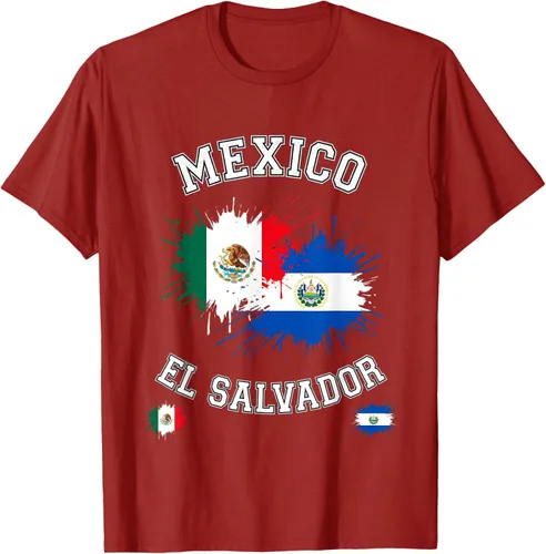 Vista 47 de Camiseta de recuerdo de la bandera vintage de El Salvador de México